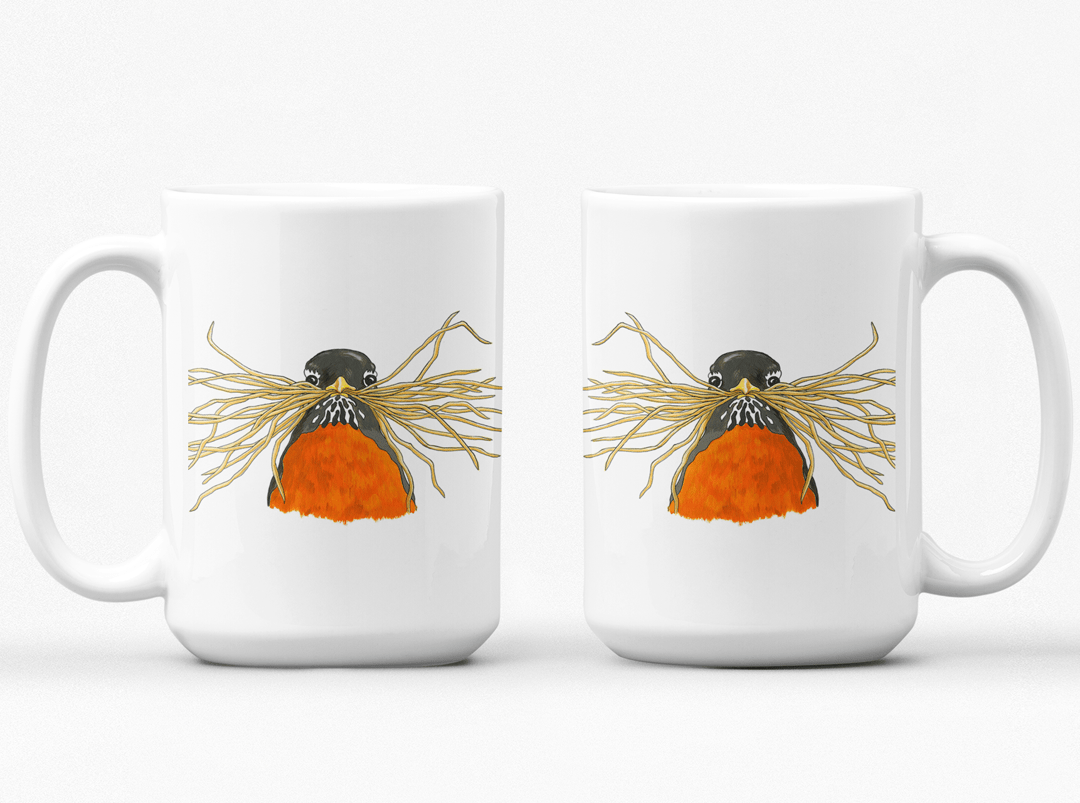 15oz Mug Robin by Russell Image